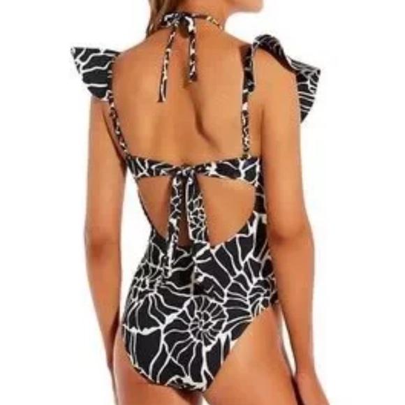 ANTONIO MELANI Black and White Swimsuit - Picture 2 of 9